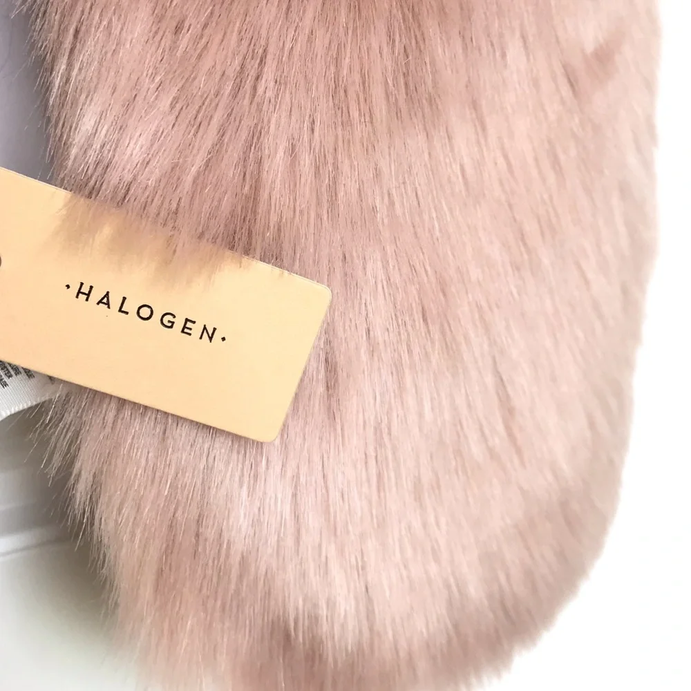 NORDSTROM Halogen NEW Boho Faux Fur Scarf Stole